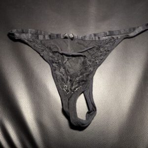 gedragen dun kanten slipje